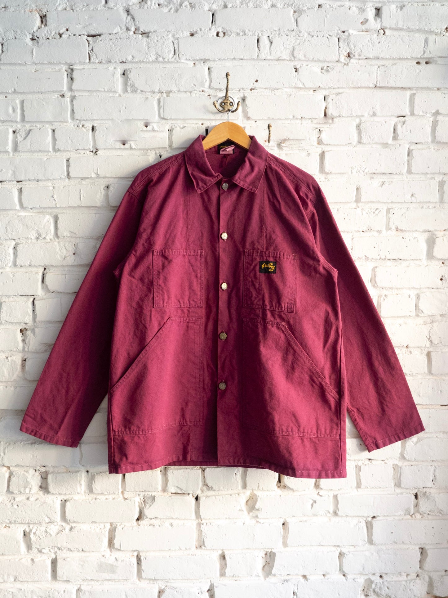 Vintage Deadstock Stan Ray Jacket in Plum (Multiple Sizes)