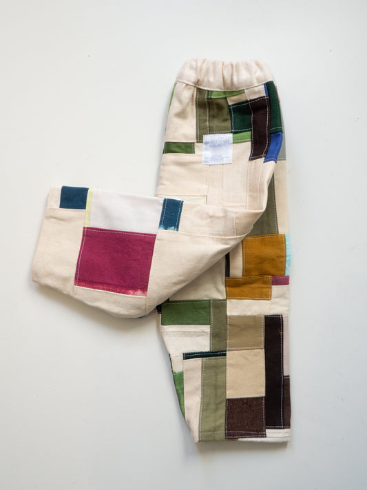 TCP MINI (SIZE 2) - Reworked Organic Patchwork Pants - Multi Color