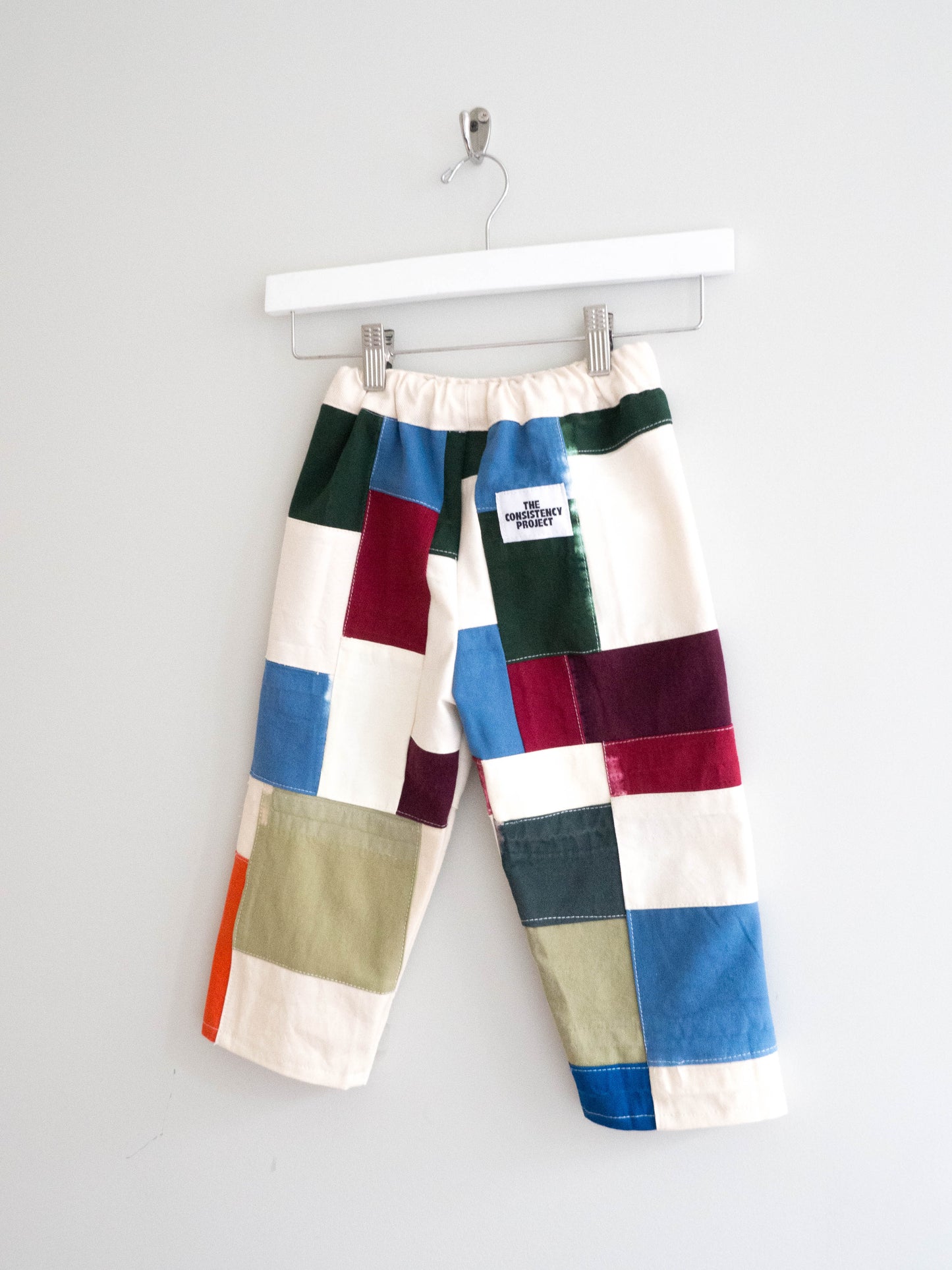 TCP MINI (SIZE 3) - Reworked Vintage Patchwork Pants, Organic Patchwork