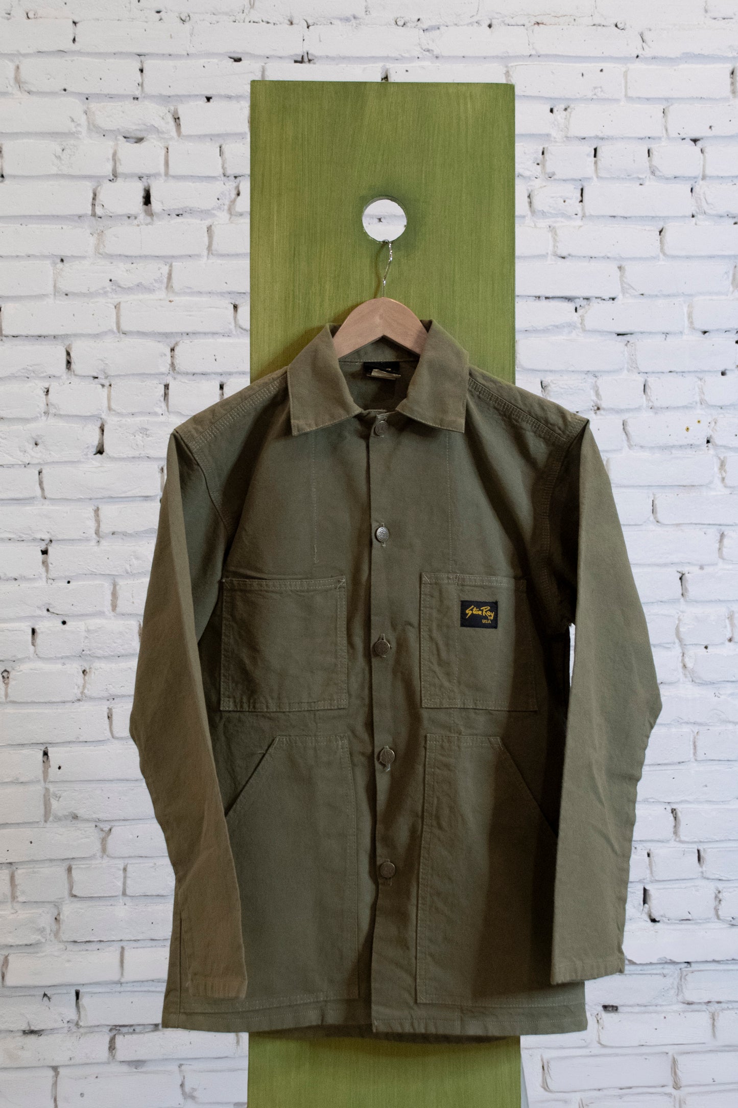 Vintage Deadstock Stan Ray Jacket in Sage (Multiple Sizes)