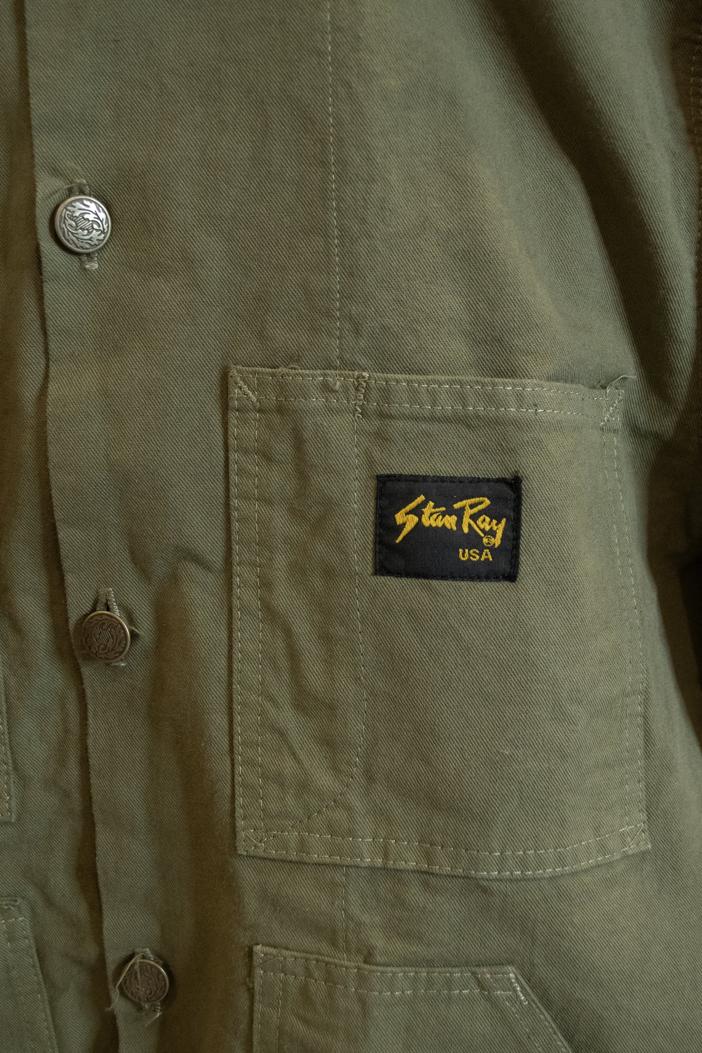 Vintage Deadstock Stan Ray Jacket in Sage (Multiple Sizes)