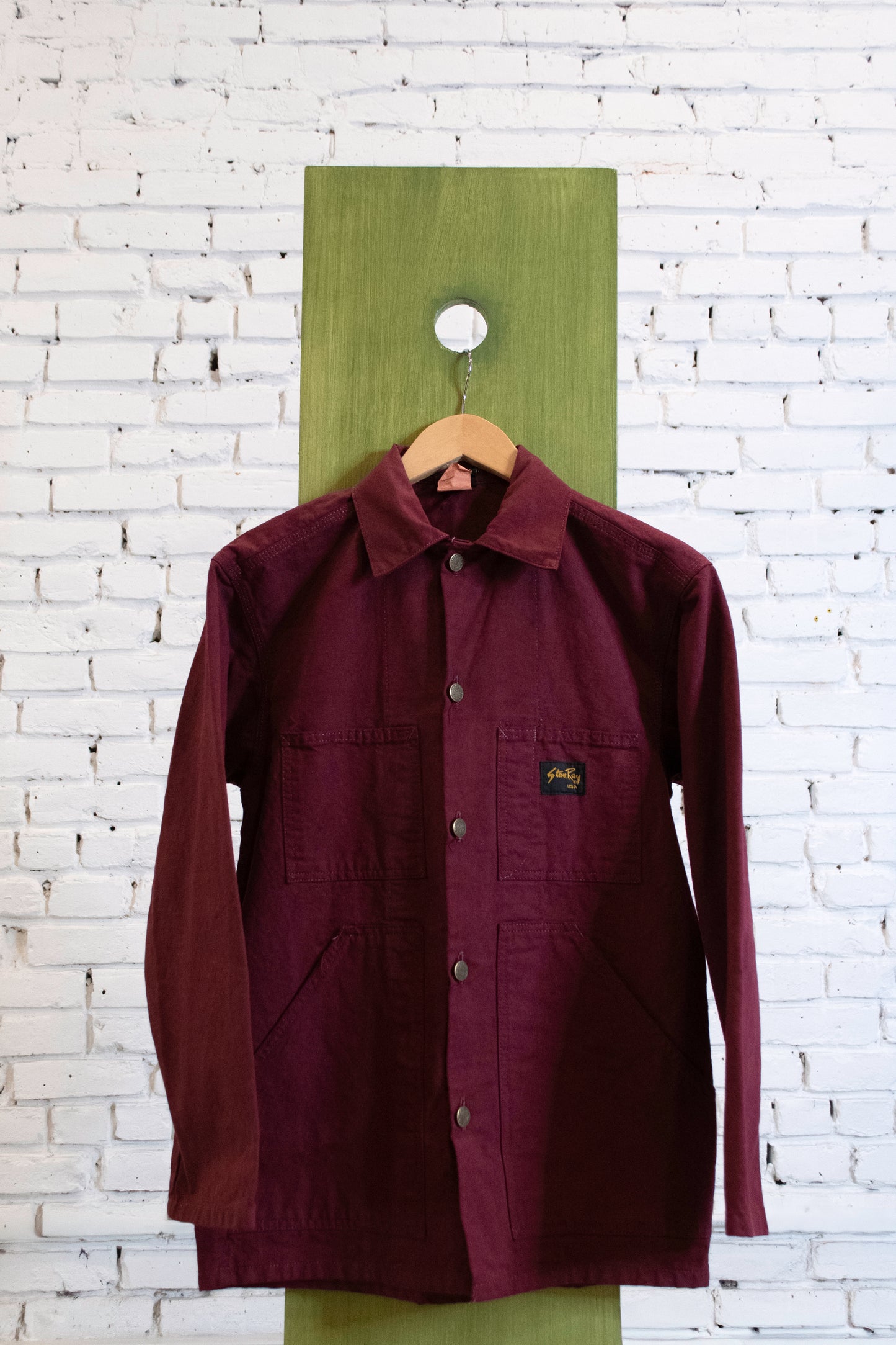Vintage Deadstock Stan Ray Jacket in Cranberry (Multiple Sizes)