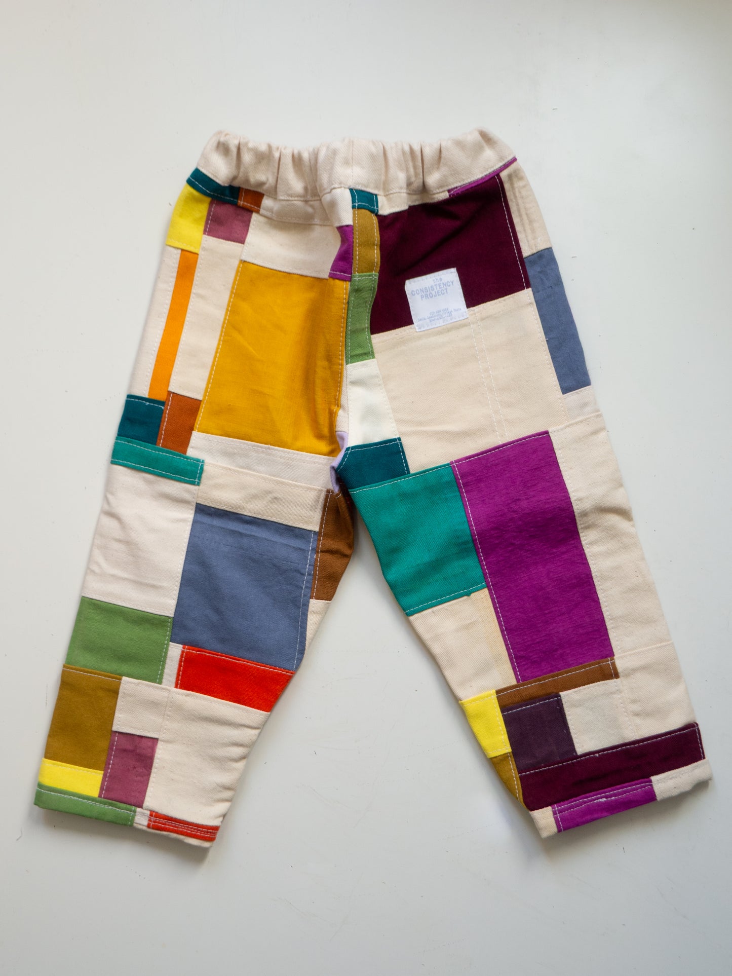 TCP MINI (SIZE 2) - Reworked Organic Patchwork Pants - Bright Multi Color