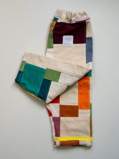 TCP MINI (SIZE 2) - Reworked Organic Patchwork Pants - Bright Multi Color