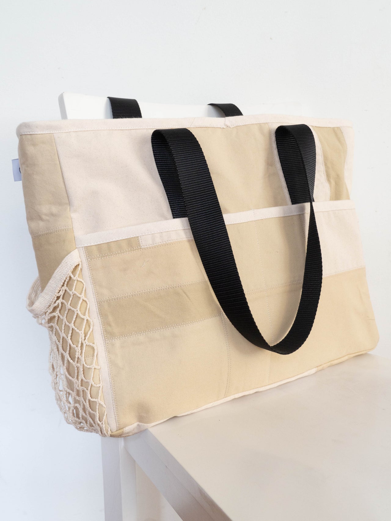 COMMUTER TOTE - SOLID REROLL - CREAM CANVAS (8 of 11)