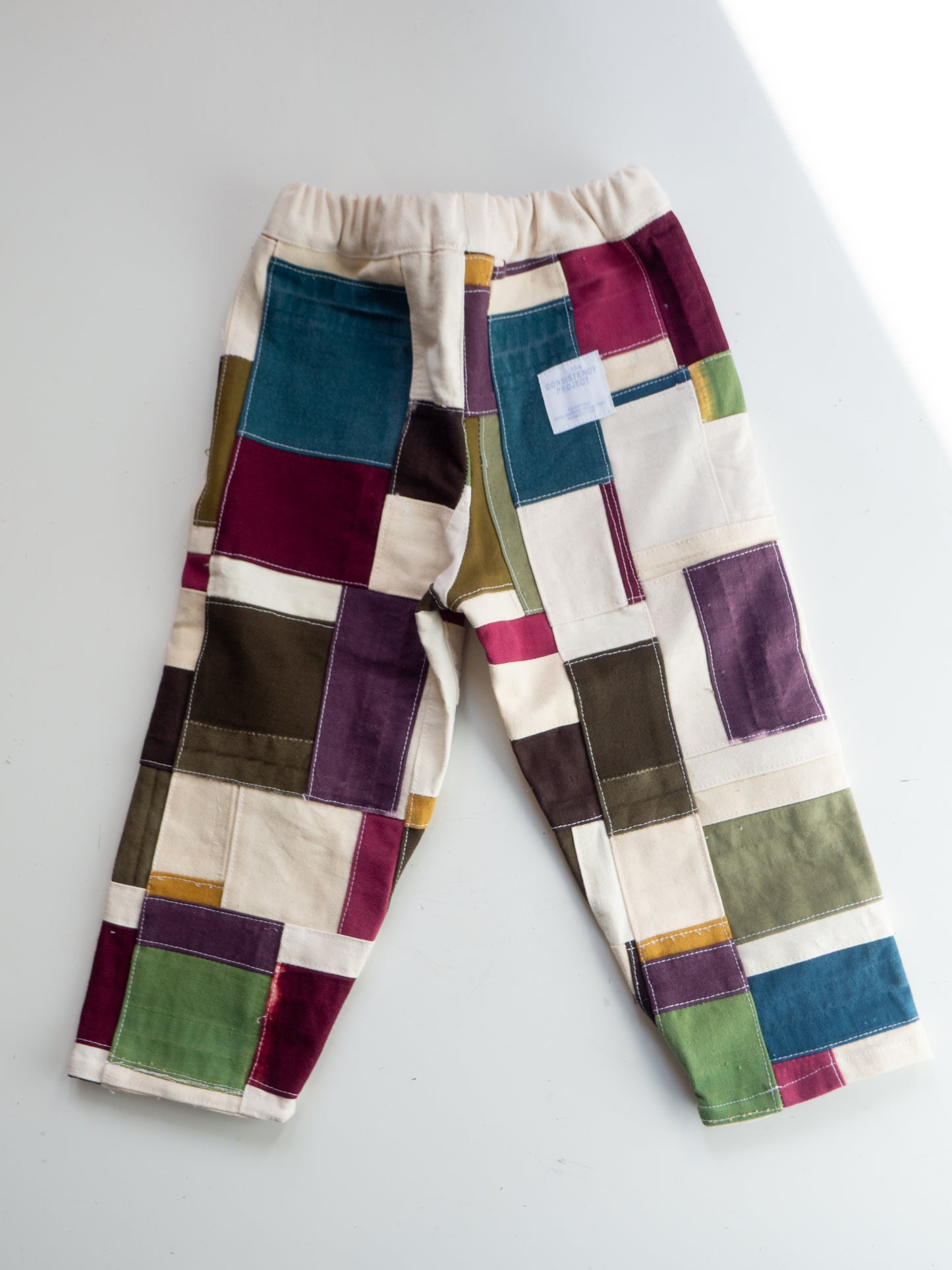 TCP MINI (SIZE 3) - Reworked Organic Patchwork Pants - Multi Color