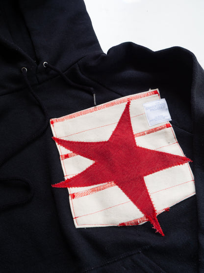 Reworked Pocket Hoodie (Size XS) - Red Star
