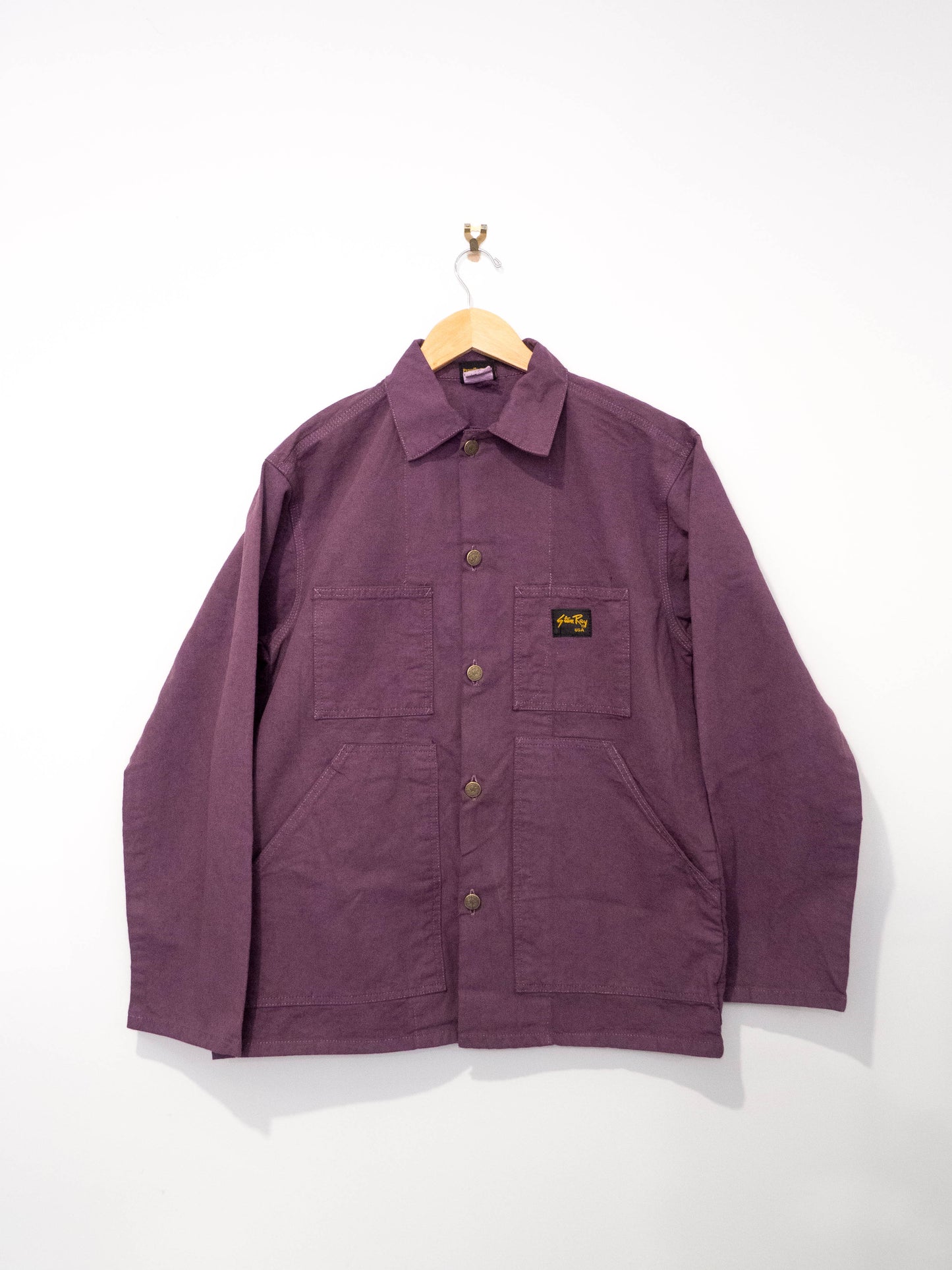 Vintage Deadstock Stan Ray Jacket in Mulberry (Multiple Sizes)