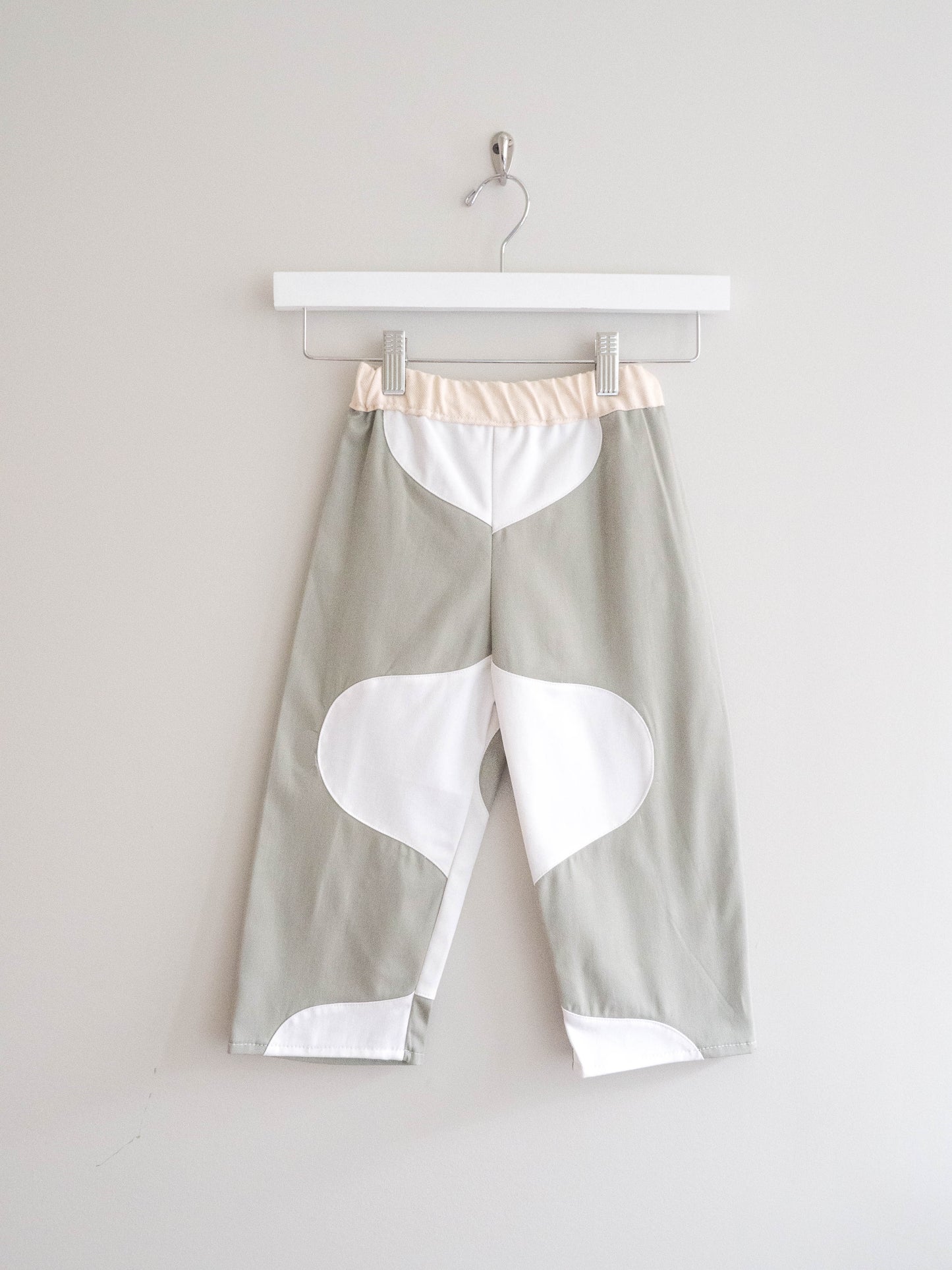 TCP MINI (SIZE 3) - Reworked Wavy Pants, SAGE & WHITE