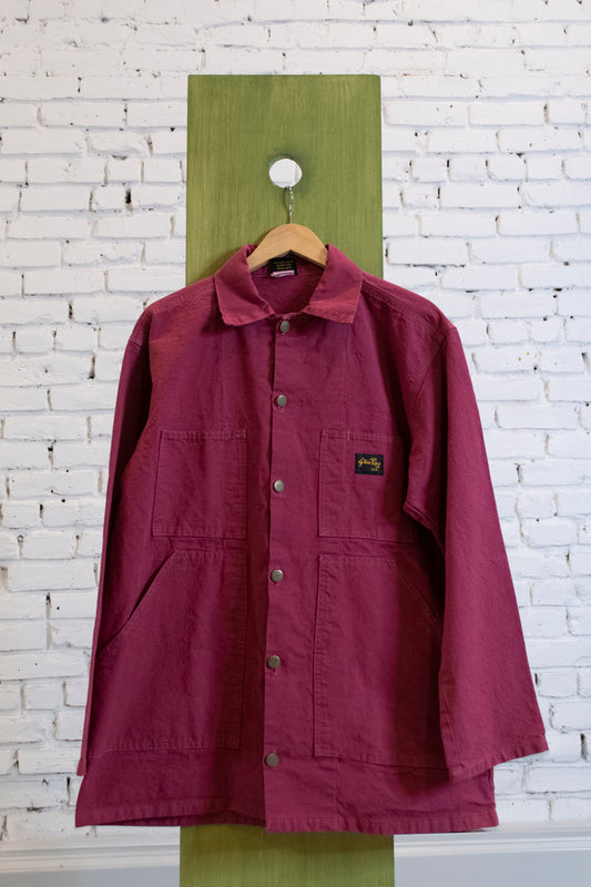 Vintage Deadstock Stan Ray Jacket in Berry (Multiple Sizes)
